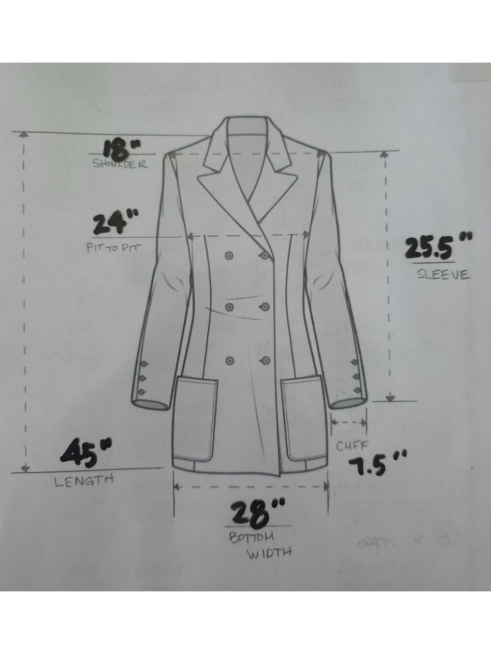 Vintage Sony Studios Wardrobe x STANLEY Gray Herringbone Wool Overcoat Sz 40 - Picture 11 of 11